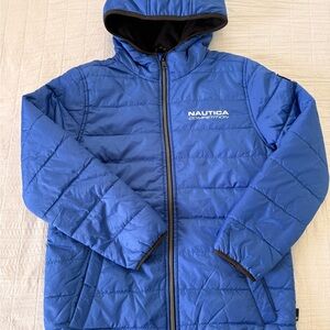 Nautica Kids Puffer Jacket in Blue